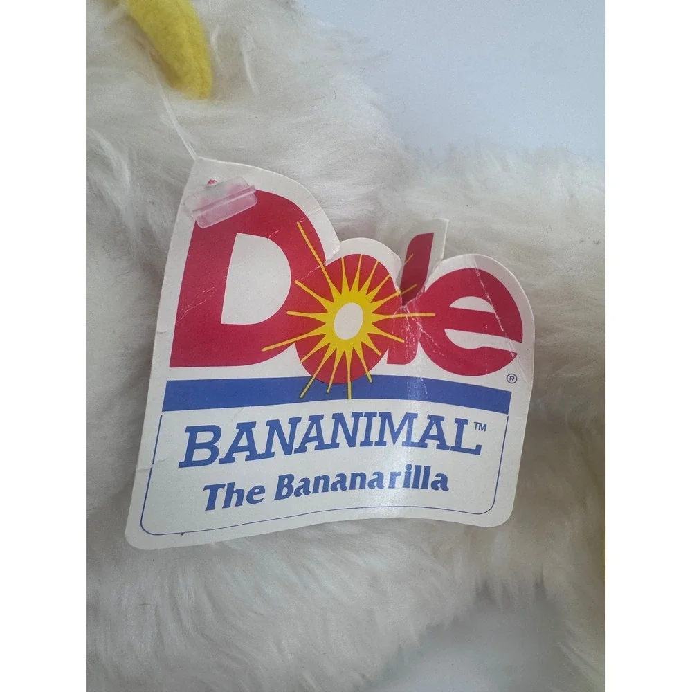 Dole‎ Bananimal Plush Toy 1988 White Yellow The Bananarilla Vintage Advertising